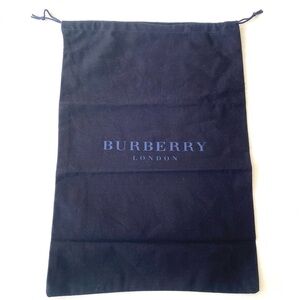 AUTHENTIC Burberry Navy Blue Drawstring‎ Dust Bag, Unisex, NEW